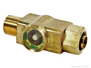 INSPECTION GLASS WITH O-RING CONNECTION 7/8" UNF
