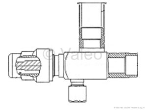 ANGLE SHUT-OFF VALVE WITH ODS CONNECTION