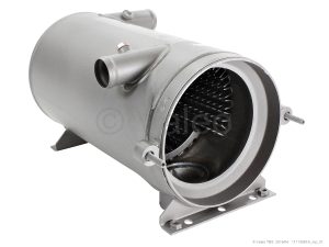 HEAT EXCHANGER WITH WELDED NUT M12X1