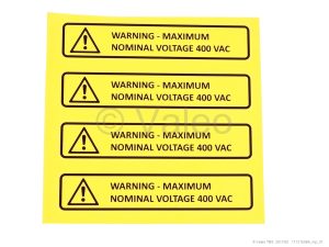 WARNING PLACARD