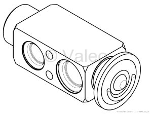 EXPANSION VALVE TXV 2,5T R134A