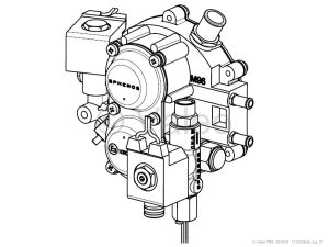 GAS REGULATOR 220 BAR, 6-POLE W/O MANDREL
