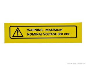 WARNING PLACARD