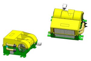 HEATER KKH 24V 3-STAGE W.AIR OUTLET GRILLEINTERFERENCE SUPPRESSED
