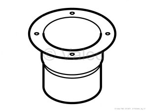 EXHAUST PIPE ⌀I 71, L 90 WITH PROPELLER
