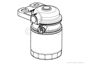 FUEL FILTER WITH HEATING ELEMENT 24 V