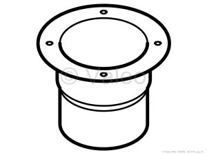 EXHAUST PIPE ⌀I 71, L 80 WITH PROPELLER