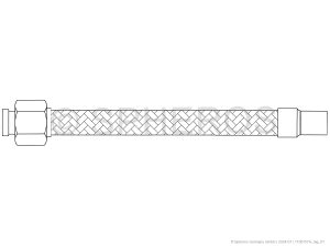 flexible pipe DN16 / Fl L750