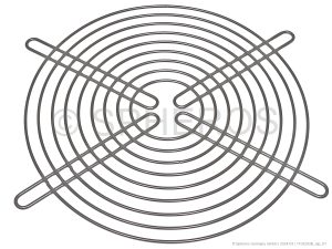 protection grid axial fan