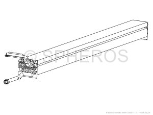 evaporator / heating element LH long / AL - replace 1102729_