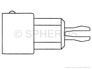 plug-in shaft servomotor plastic